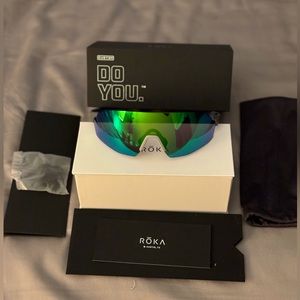 ROKA SL-1X Sunglasses Green Mirror/Urban Grey